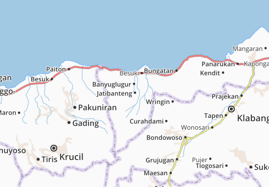 Jatibanteng Map
