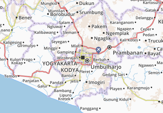 Karte Stadtplan Ngampilan