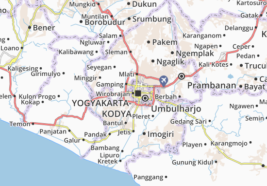 Mapa Wirobrajan