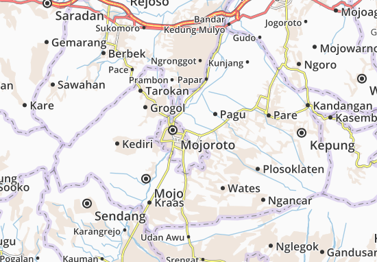 Gampengrejo Map