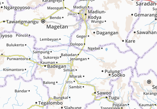 Mapa Babadan