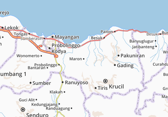 Karte Stadtplan Maron