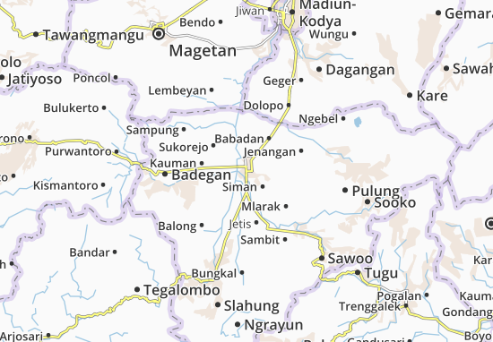 Ponorogo Map