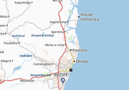 Abreu e Lima Map