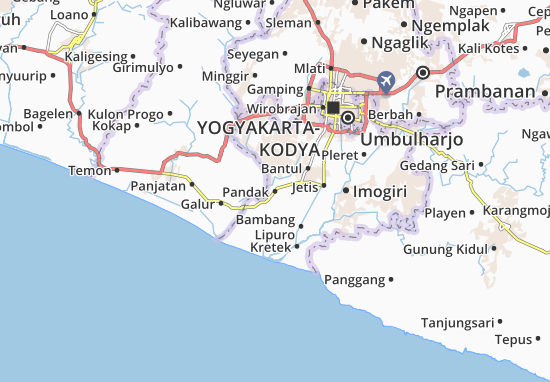 Karte Stadtplan Pandak