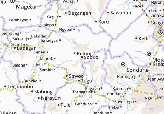 Mapa Sooko