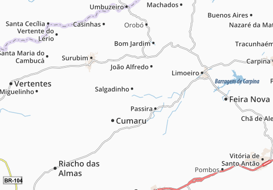 Salgadinho Map