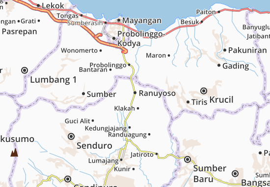 Ranuyoso Map
