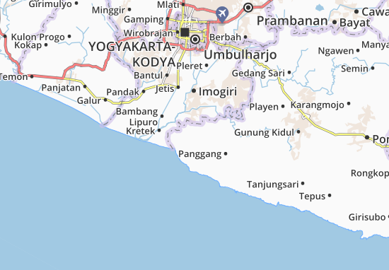 Karte Stadtplan Purwosari