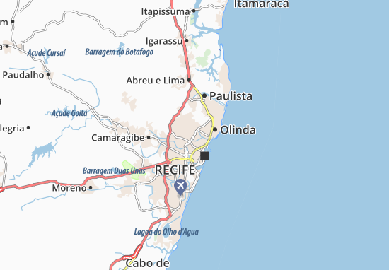 Kaart Plattegrond Fundão