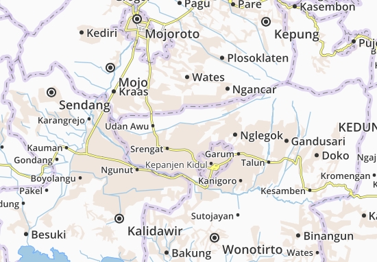 Ponggok Map