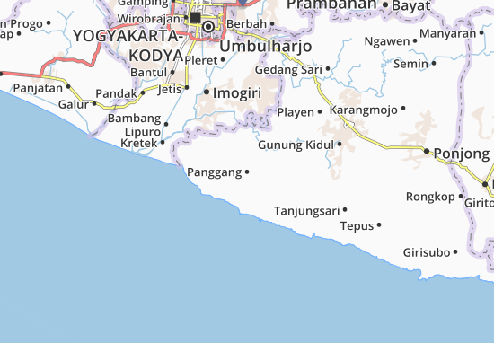 Karte Stadtplan Panggang