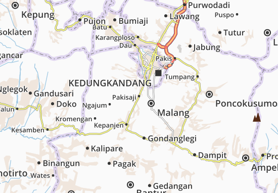 Pakisaji Map