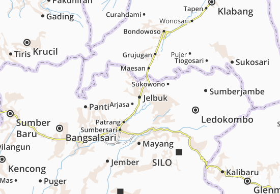 Jelbuk Map