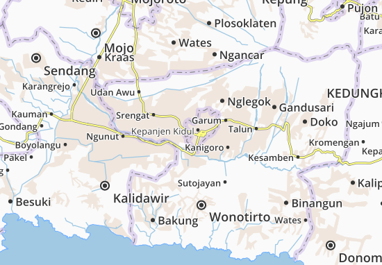 Blitar Map