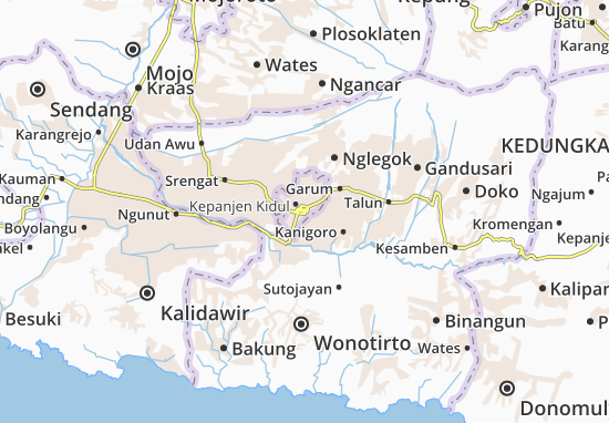 Sanan Wetan Map
