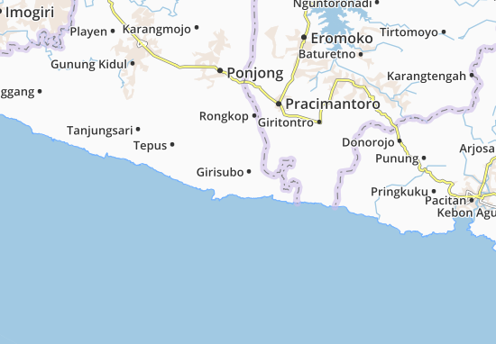 Girisubo Map