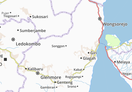 Karte Stadtplan Songgon