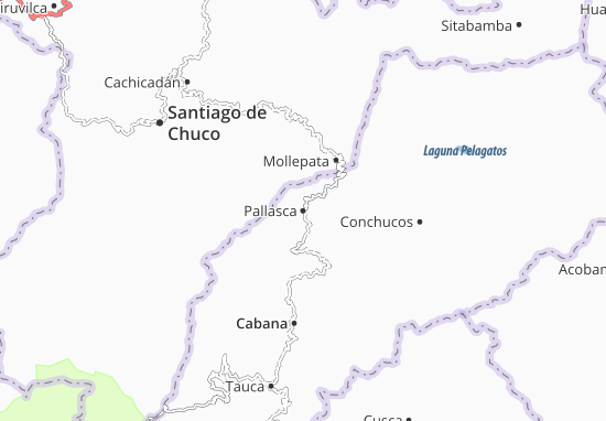 Mapa Pallasca