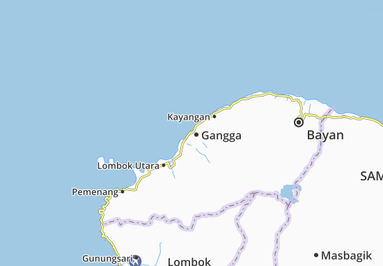 Mapa Gangga