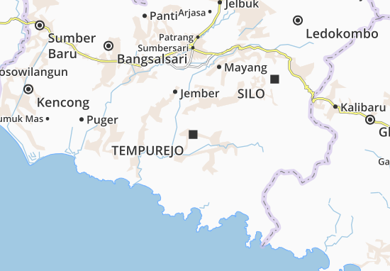 Tempurejo Map