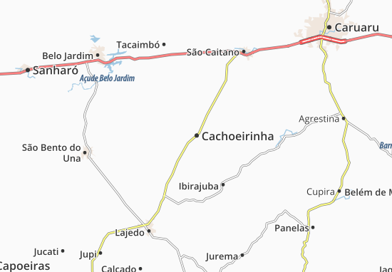 Kaart Plattegrond Cachoeirinha