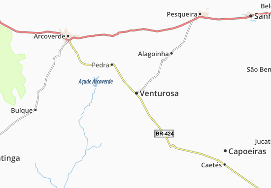 Venturosa Map