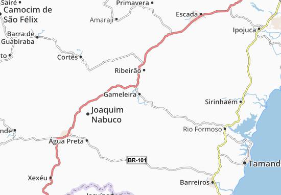 Mapa Gameleira