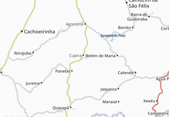Cupira Map