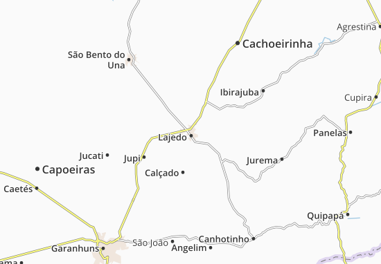 Karte Stadtplan Lajedo
