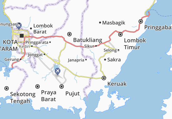 Mapa Janapria