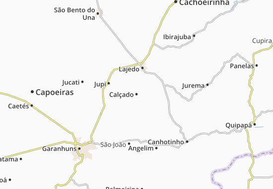 Karte Stadtplan Calçado