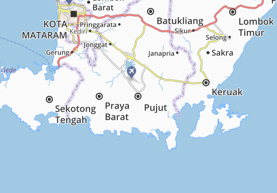 Karte Stadtplan Pujut