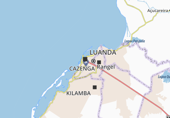 Karte Stadtplan Luanda
