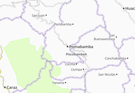 Kaart Plattegrond Pomabamba