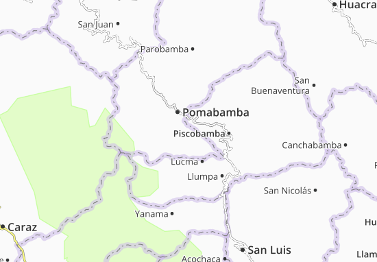 Karte Stadtplan Huayllán