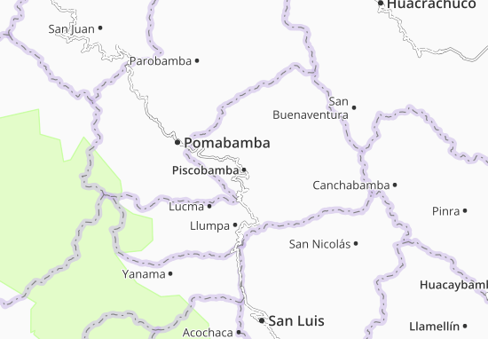 Mapa Piscobamba
