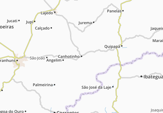 Canhotinho Map