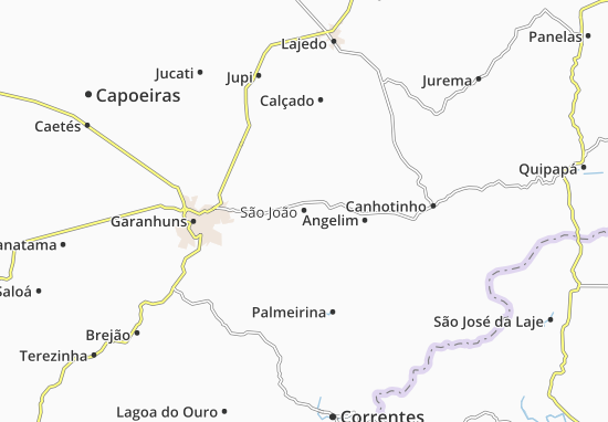 Kaart Plattegrond São João