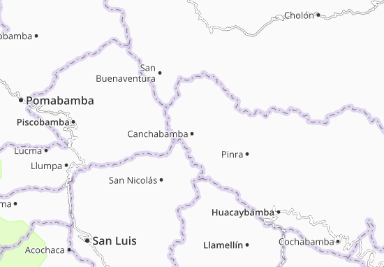 Canchabamba Map