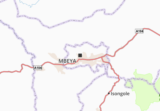 Karte Stadtplan Mbeya