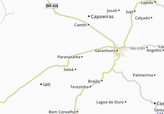 Kaart Plattegrond Paranatama