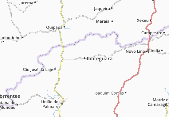 Mapa Ibateguara