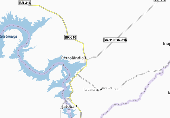 Petrolândia Map