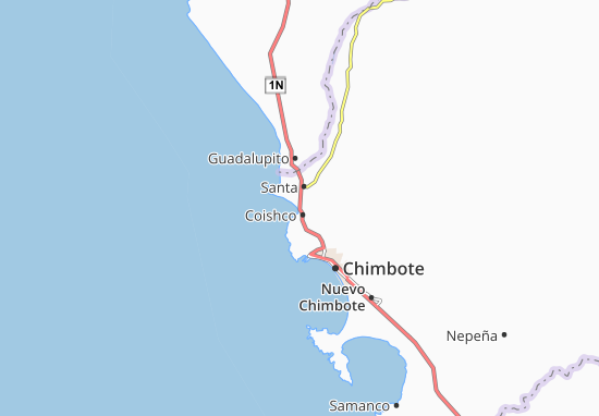 Coishco Map