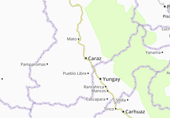 Karte Stadtplan Caraz