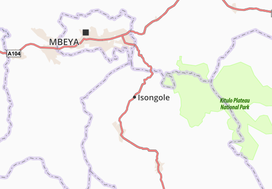 Isongole Map