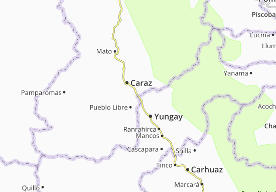 Karte Stadtplan Pueblo Libre