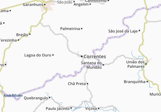 Karte Stadtplan Correntes