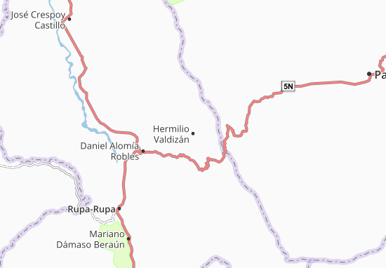 Hermilio Valdizán Map
